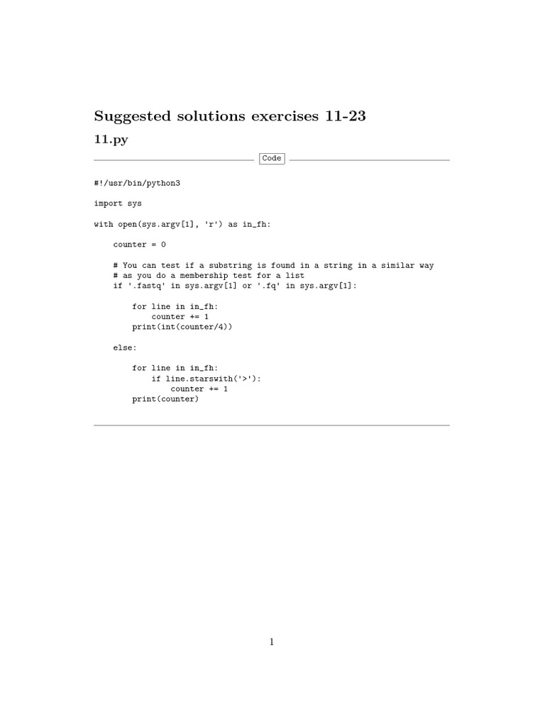 Python Scripts for Bioinformatics Analysis | PDF | Computer Programming ...