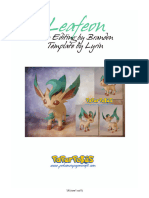 Leafeon A4 Lined Shiny