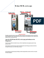 Apa Itu ELCB Dan MCB
