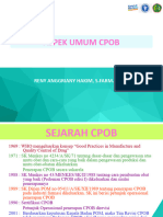 PERTEMUAN 10 Tambahan Permenkes TTG CPOB