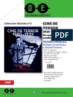 Cine de Terror 1930 - 1939: Pedro Porcel