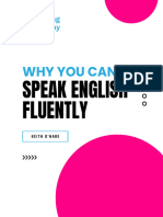 Why You Can't Speak English Fluently