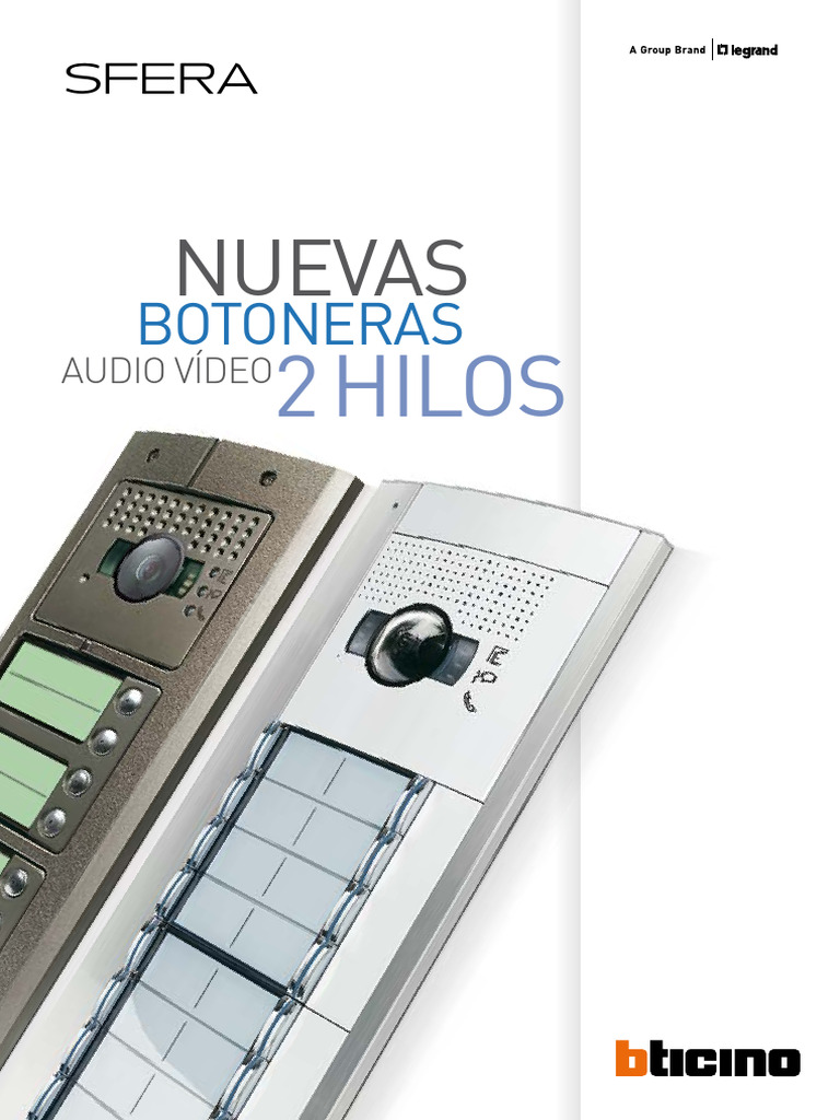 Catálogo SFERA: Botoneras 2 Hilos y Funciones | PDF | Diodo emisor de ...