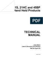 TM1524 John Deere 21C, 21S, 21HC, 45BP Hand Held Products Technical Manual