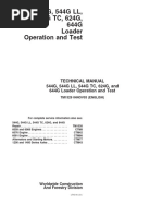 TM1529 John Deere 544G, 544G LL, 544G TC, 624G, 644G Loader Operation and Test Technical Manual