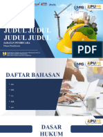 Template PPT Pelatihan Verifikasi Bantuan Pembangunan PSU