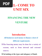 UN 6 Financing