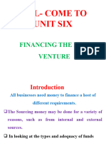 UN 6 Financing