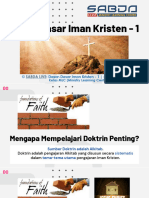 Dasar Dasar Iman Kristen