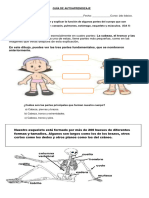 Ciencias - Guia-N°1 - 2°-Básico-1 Partes y Ubicacion de Los Organos Del Cuerpo CASINO