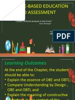 Outcome Based Education OBE and Assessment