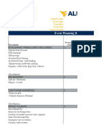 Event Budget Template 03