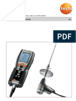 Testo 340 Manual de Instrucciones