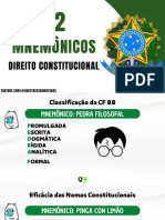 Mnemônicos de Direito Constitucional