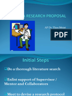 SSM - Update - WRITING A RESEARCH PROPOSAL