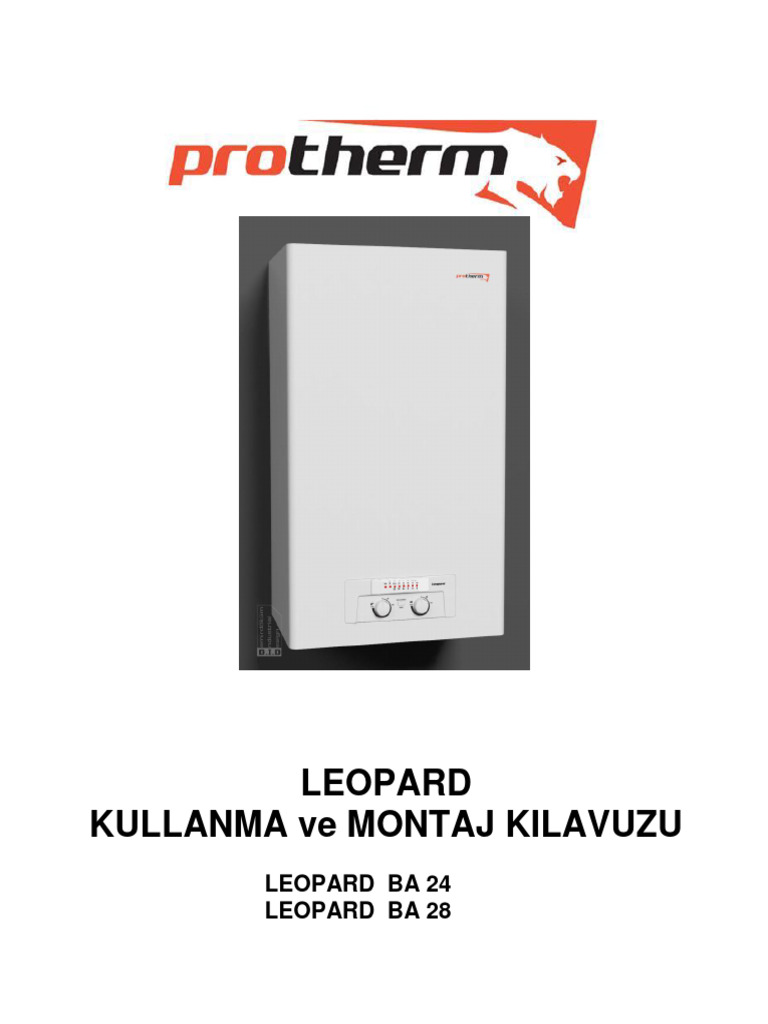 Leopard Kullanma Ve Montaj Kilavuzu: Leopard Ba 24 Leopard Ba 28 | PDF