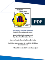 Instrumentos de Medición Del Clima Organizacional