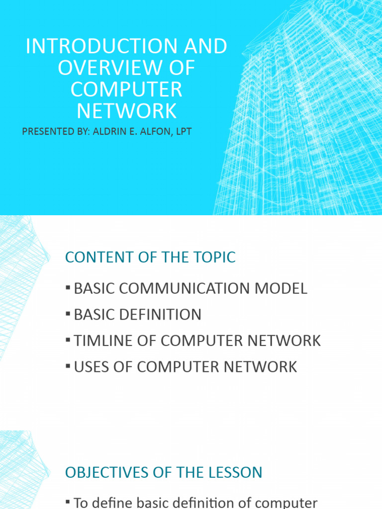 Introduction and Overview of Computer Network | PDF | Computers