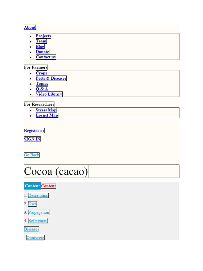 Cacao New Pdf Botany Plants
