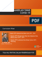 Pengambilan Swab Covid-19.