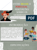 Plano de Ensino - Modernismo