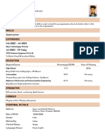 Resume Anshul Format6