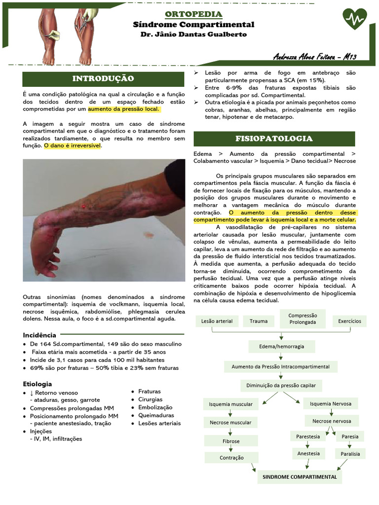 Ortopedia 03 sindrome compartimental pdf rem dio fisiologia