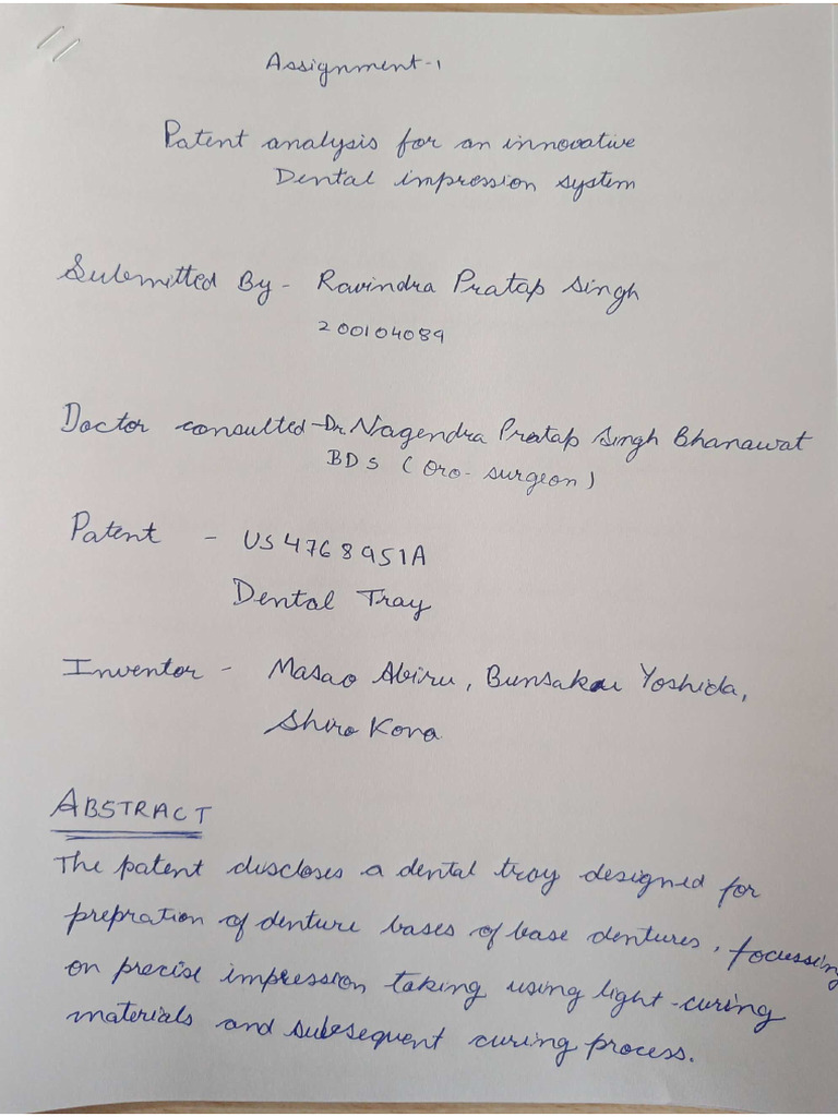 Biomedical Devices Assignment 1,2 | PDF