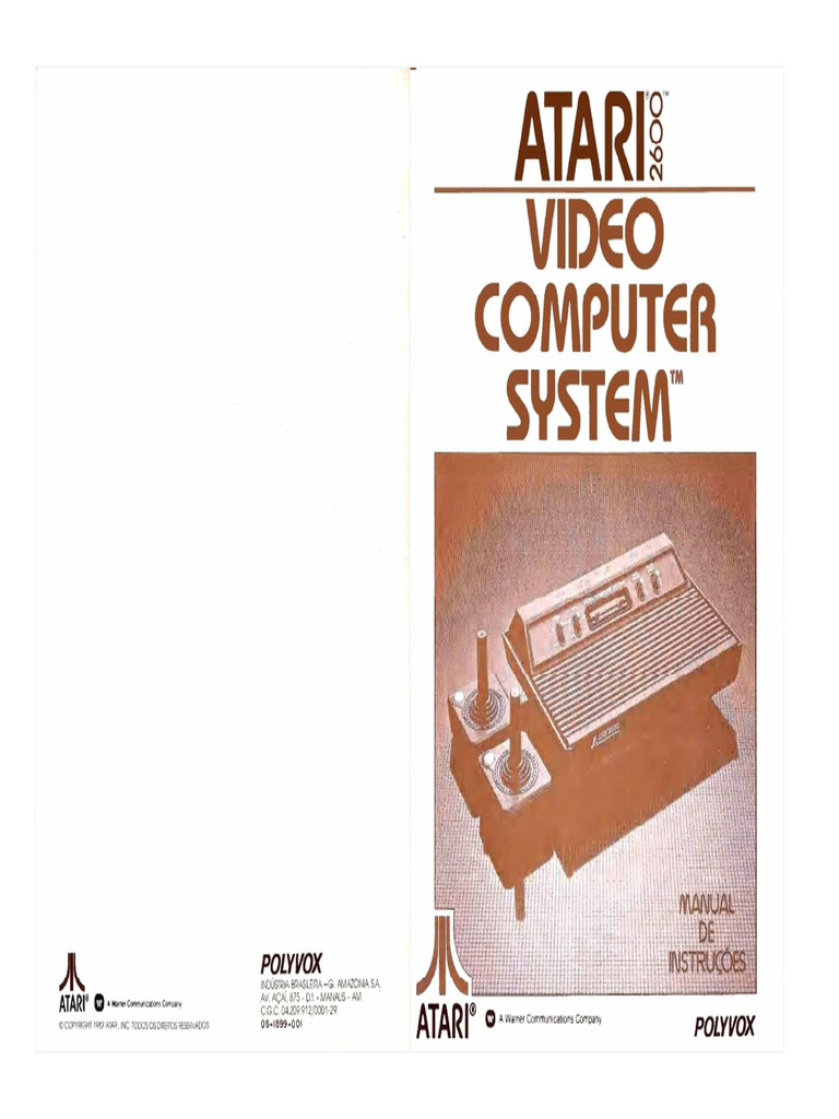 Manual Atari Polyvox Novo Melhor OAK | PDF
