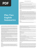 Plus Two English Notes and Summaries | PDF | Drugs