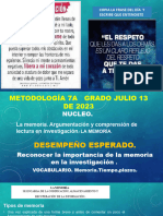 Clases 7a Grado Metodología 13 de Julio de 2023