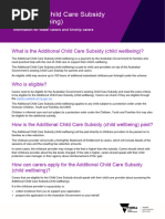 Affordable Child Care Benefit Form CF2798 | PDF | Child Care
