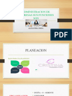 Administracion de Empresas Sus Funciones Son