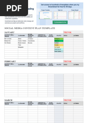Social Media Content Plan 2024