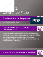 Módulo 2. Control de Flujo (For y For-Each en Java)