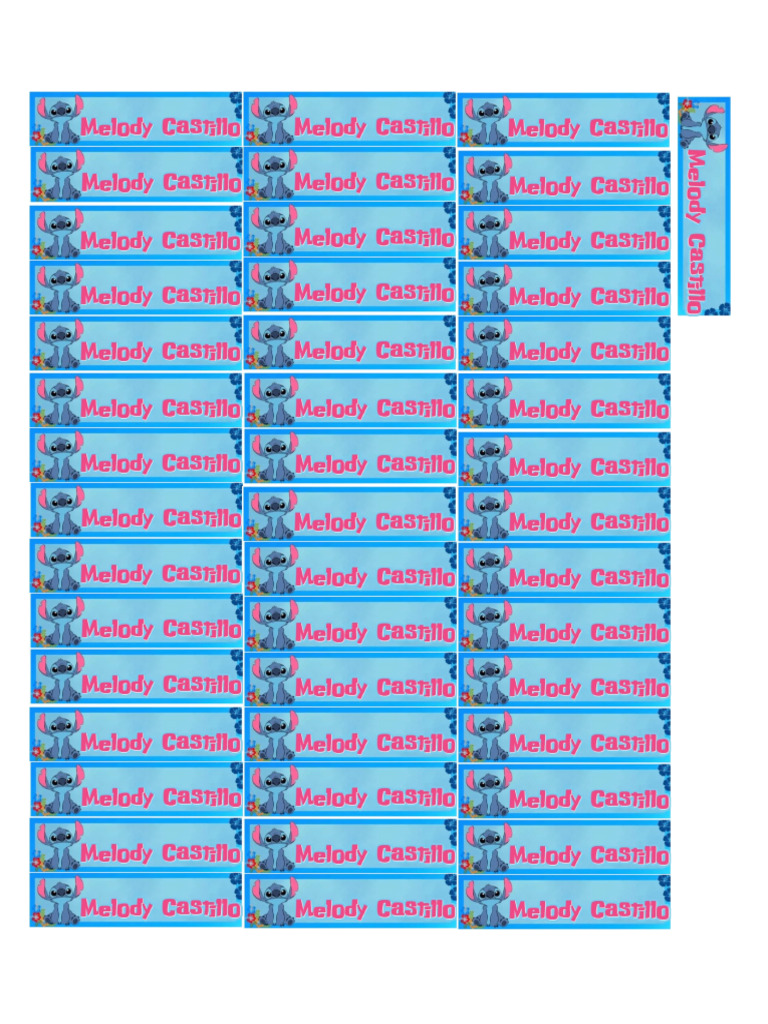 Sticker Lapiz | PDF