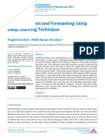 Rainfall Analysis and Forecasting Using Deep Learn