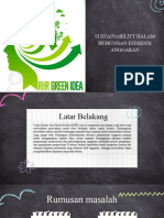 Revisi PPT SUSTAINABILITY DALAM HUBUNGAN EFISIENSI ANGGARAN