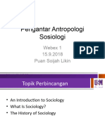 Sejarah Perkembangan Sosiologi