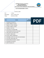 Presensi AKM Kelas 5 - Senin - Selasa