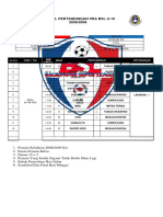 Jadwal Pertd - Pra BSL15