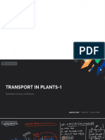 TRANSPORT IN PLANTS1 With Anno