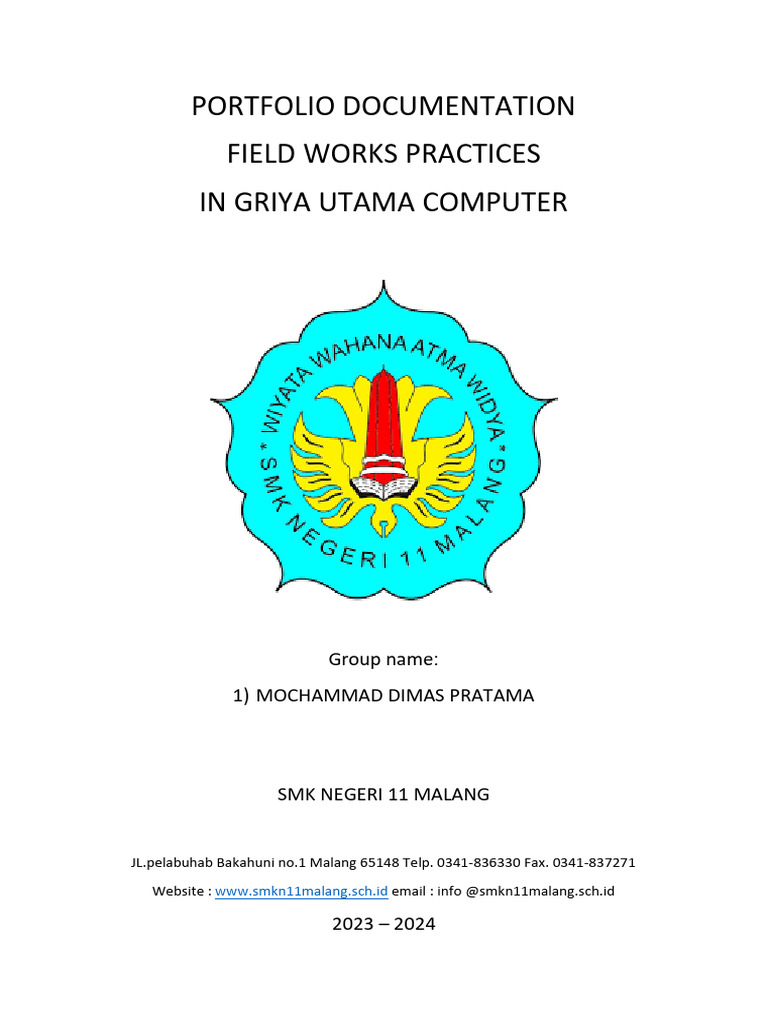 Portfolio documentation pdf business
