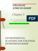 Chapter 2 Environmental Scanning For Strategic Entrepreneurship
