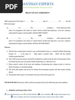 LLP Agreement Draft Template | PDF | Limited Liability Partnership | Law