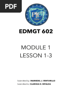 Edgmt 602 Module 1