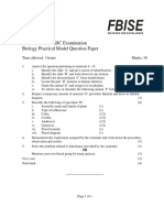 Practical Model Papes Biology HSSC