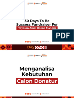 (DAY 07-08) 30 Days TO Be Success Fundraiser For Yayasan Amal Online Mandiri