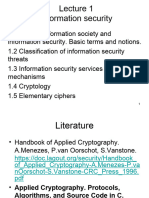 Lecture 1 Inf Security