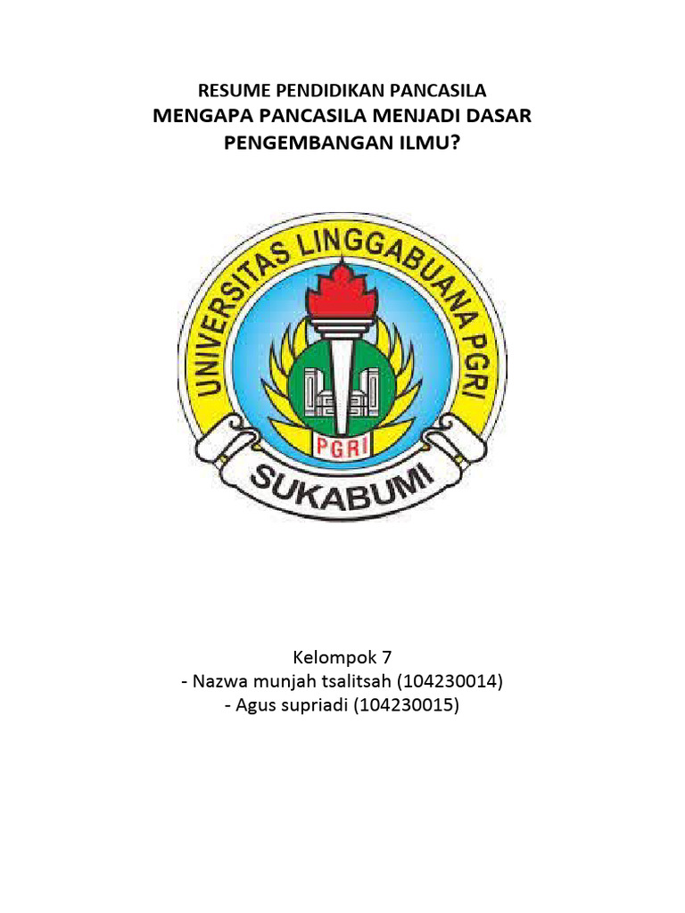 Pancasila sebagai Dasar Ilmu di Indonesia | PDF